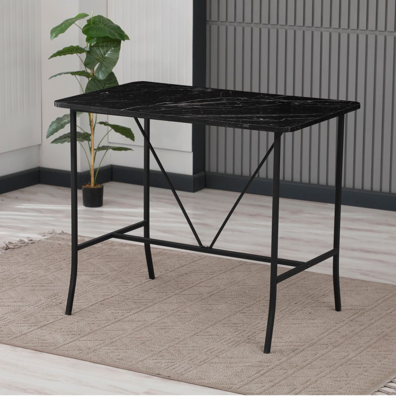 Bar Table Retro - Black Black