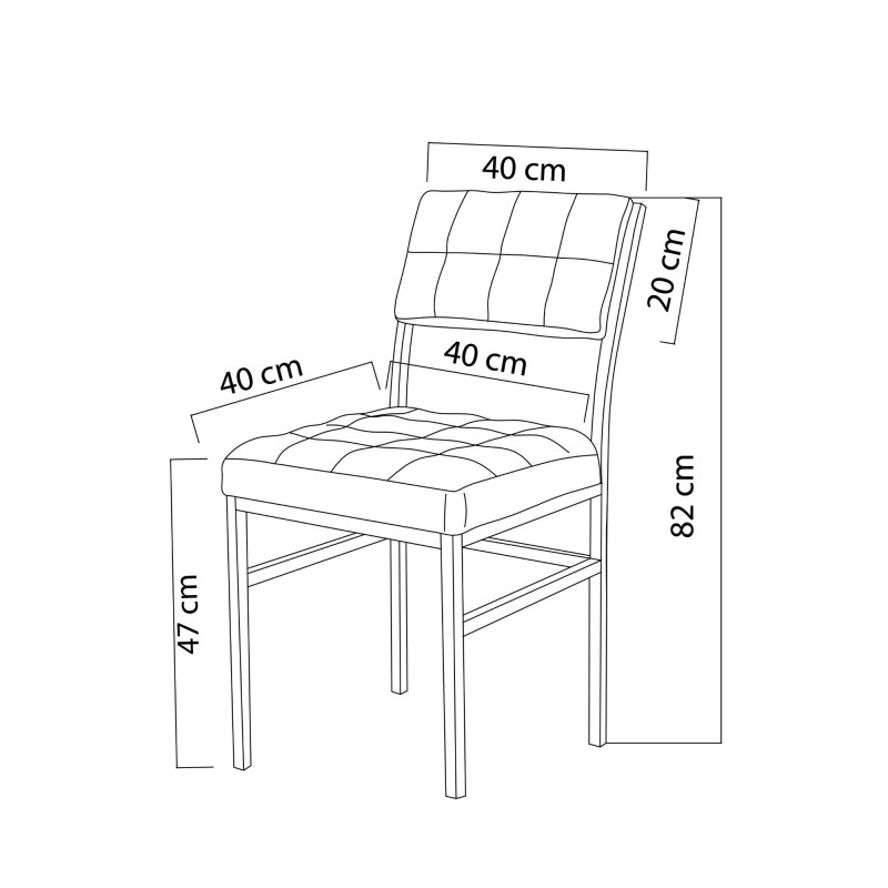 Extendable Dining Table & Chairs Set (3 Pieces) Dubai - Anthracite, Walnut Anthracite
Walnut
