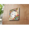 Decorative Canvas Wall Clock 4545CS-44 Multicolor
