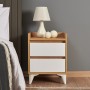 Nightstand Tuvalle 041 Sapphire Oak
White