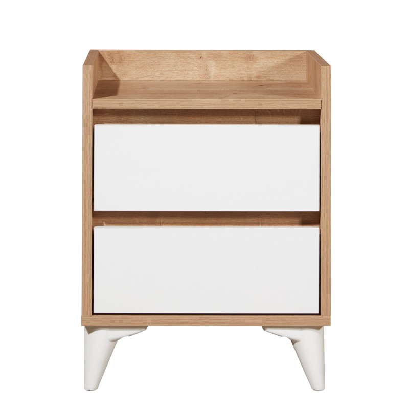 Nightstand Tuvalle 041 Sapphire Oak
White