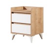 Nightstand Tuvalle 041 Sapphire Oak
White