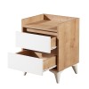 Nightstand Tuvalle 041 Sapphire Oak
White