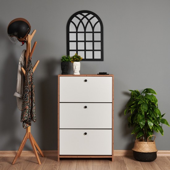 Shoe Cabinet Tuvalle 023 Atlantic
Pine
White