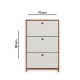 Shoe Cabinet Tuvalle 023 Atlantic
Pine
White