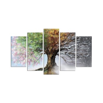 Decorative MDF Painting (5 Pieces) 5DMDF-6 Multicolor