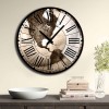 Decorative MDF Clock 5050MS-001 Multicolor