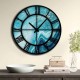 Wallxpert Decorative MDF Clock 5050MS-021 Multicolor