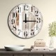 Wallxpert Decorative MDF Clock 5050MS-041 Multicolor