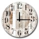 Wallxpert Decorative MDF Clock 5050MS-041 Multicolor