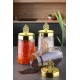 Hermia Storage Box Set (3 Pieces) PLTN108 Transparent
Gold