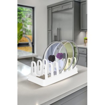 Pot Lid Holder PLTN116 White