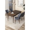 Dining Table & Chairs Set (5 Pieces) Arp - Baroque, Fume Baroque
Fume