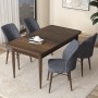 Dining Table & Chairs Set (5 Pieces) Arp - Baroque, Fume Baroque
Fume