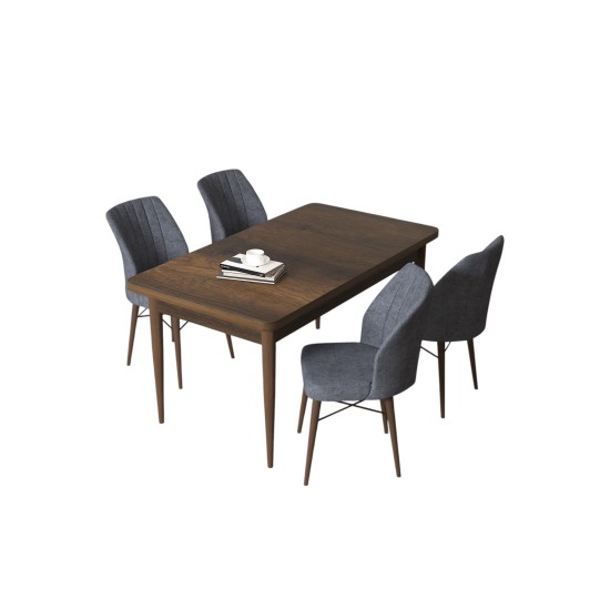 Dining Table & Chairs Set (5 Pieces) Arp - Baroque, Fume Baroque
Fume Dining Table & Chairs Set (5 Pieces) Arp - Baroque, Fume Baroque
Fume