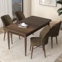 Dining Table & Chairs Set (5 Pieces) Arp - Baroque, Brown Baroque
Brown