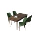 Dining Table & Chairs Set (5 Pieces) Arp - Baroque, Khaki Baroque
Khaki Dining Table & Chairs Set (5 Pieces) Arp - Baroque, Khaki Baroque
Khaki