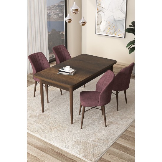 Dining Table & Chairs Set (5 Pieces) Arp - Baroque, Dusty Rose Baroque
Dusty Rose