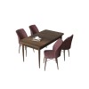 Dining Table & Chairs Set (5 Pieces) Arp - Baroque, Dusty Rose Baroque
Dusty Rose