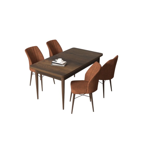 Dining Table & Chairs Set (5 Pieces) Arp - Baroque, Tile Red Baroque
Tile Red Dining Table & Chairs Set (5 Pieces) Arp - Baroque, Tile Red Baroque
Tile Red
