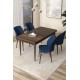Dining Table & Chairs Set (5 Pieces) Arp - Baroque, Navy Blue Baroque
Navy Blue Dining Table & Chairs Set (5 Pieces) Arp - Baroque, Navy Blue Baroque
Navy Blue