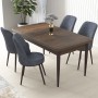 Dining Table & Chairs Set (5 Pieces) Nil - Baroque, Fume Baroque
Fume