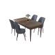 Dining Table & Chairs Set (5 Pieces) Nil - Baroque, Fume Baroque
Fume