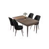 Dining Table & Chairs Set (5 Pieces) Nil - Baroque, Black Baroque
Black
