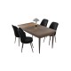 Dining Table & Chairs Set (5 Pieces) Nil - Baroque, Black Baroque
Black Dining Table & Chairs Set (5 Pieces) Nil - Baroque, Black Baroque
Black