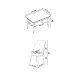 Dining Table & Chairs Set (5 Pieces) Nil - Baroque, Grey Baroque
Grey