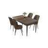 Dining Table & Chairs Set (5 Pieces) Nil - Baroque, Brown Baroque
Brown