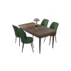 Dining Table & Chairs Set (5 Pieces) Nil - Baroque, Khaki Baroque
Khaki