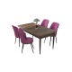 Dining Table & Chairs Set (5 Pieces) Nil - Baroque, Purple Baroque
Purple Dining Table & Chairs Set (5 Pieces) Nil - Baroque, Purple Baroque
Purple