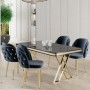 Dining Table & Chairs Set (5 Pieces) Rigel - Black Marble, Gold, Anthracite Black Marlbe
Gold
Anthracite