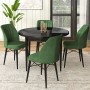 Dining Table & Chairs Set (5 Pieces) Rox - Black Marble, Khaki Black Marble
Khaki