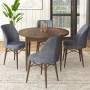 Dining Table & Chairs Set (5 Pieces) Rox - Baroque, Fume Baroque
Fume