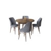 Dining Table & Chairs Set (5 Pieces) Rox - Baroque, Fume Baroque
Fume
