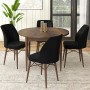 Dining Table & Chairs Set (5 Pieces) Rox - Baroque, Black Baroque
Black