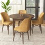 Dining Table & Chairs Set (5 Pieces) Rox - Baroque, Cappuccino Baroque
Cappuccino