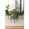 Dining Table & Chairs Set (5 Pieces) Rox - Baroque, Khaki Baroque
Khaki