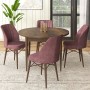 Dining Table & Chairs Set (5 Pieces) Rox - Baroque, Dusty Rose Baroque
Dusty Rose