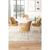 Dining Table & Chairs Set (5 Pieces) Tor - White, Cappuccino White
Cappuccino