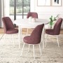 Dining Table & Chairs Set (5 Pieces) Tor - White, Dusty Rose White
Dusty Rose