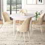 Dining Table & Chairs Set (5 Pieces) Tor - White, Cream White
Cream