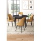 Dining Table & Chairs Set (5 Pieces) Tor - Black Marble, Cappuccino Black Marble
Cappuccino Dining Table & Chairs Set (5 Pieces) Tor - Black Marble, Cappuccino Black Marble
Cappuccino