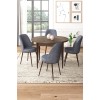 Dining Table & Chairs Set (5 Pieces) Tor - Baroque, Fume Baroque
Fume