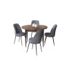 Dining Table & Chairs Set (5 Pieces) Tor - Baroque, Fume Baroque
Fume