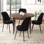 Dining Table & Chairs Set (5 Pieces) Tor - Baroque, Black Baroque
Black