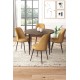 Dining Table & Chairs Set (5 Pieces) Tor - Baroque, Cappuccino Baroque
Cappuccino