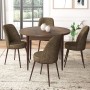 Dining Table & Chairs Set (5 Pieces) Tor - Baroque, Brown Baroque
Brown